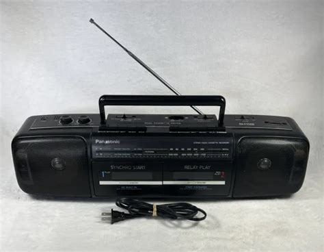 VINTAGE PANASONIC RX FT Stereo Radio Twin Cassette Recorder Boombox