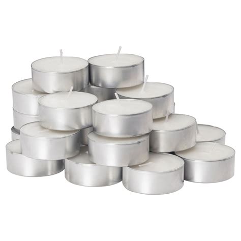 Seller 100% positive seller 100% positive seller 100% positive. IKEA GLIMMA Unscented candle in a metal cup | Tea light ...