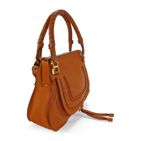 Chloe Marcie Small Leather Satchel Handbag Light Tan 3s0860 161 13m