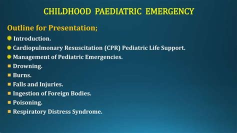 Pediatric Emergency Ppt