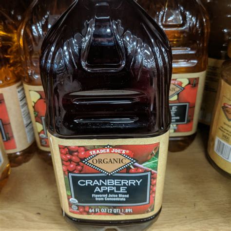 Trader Joes Organic Cranberry Apple Juice Well Get The Food