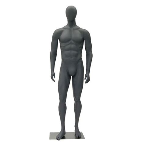 Male Sports Mannequin Muscular Build Subastral
