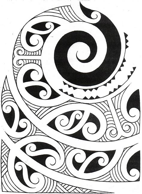 An Intricate Design In Black And White With Swirls On The Bottom Half