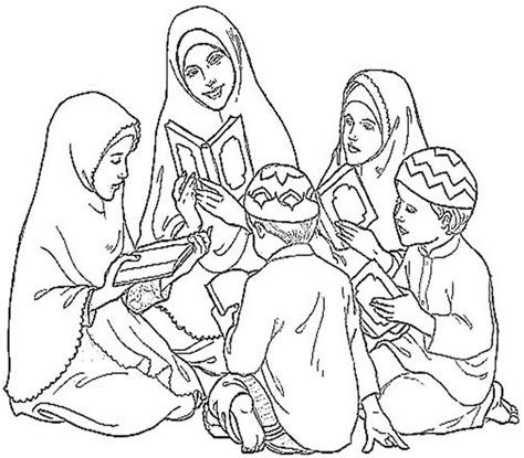 Culture Of Islam Kids Colouring Pictures To Print And Colour Online