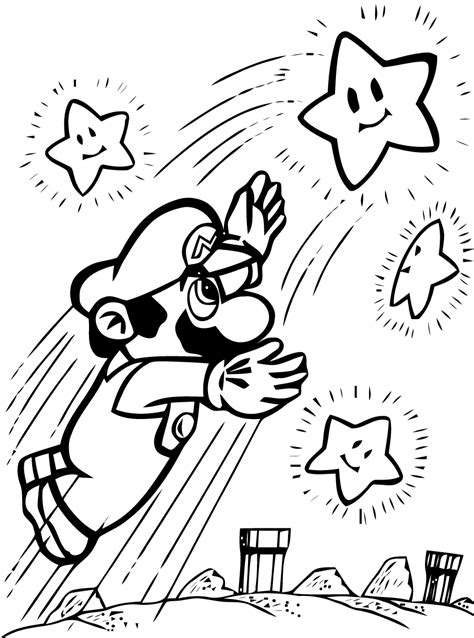 138 Dessins De Coloriage Mario Bros à Imprimer Sur Page 1