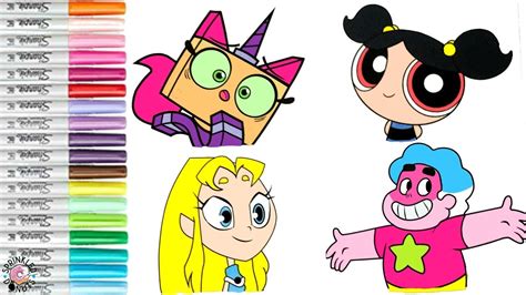 Dc super hero girls cartoon network. Cartoon Network Color Swap Unikitty Powerpuff Girls Teen ...