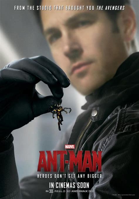 Paul Rudd As Scott Lang Ant Man Poster Ant Man Movie Ant Man Poster