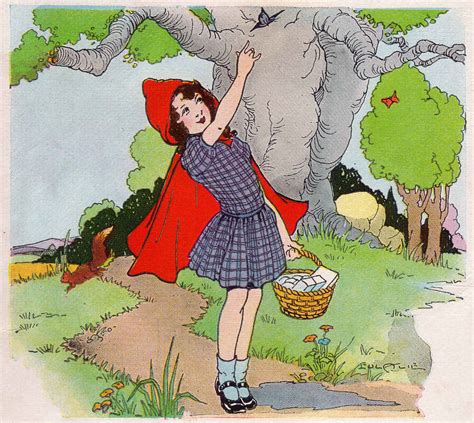 Clearly Vintage Some More Little Red Riding Hood Illustrations