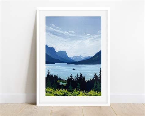 Glacier National Park Art Print Kelley Vivian