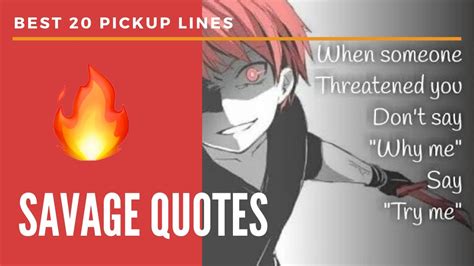 Savage Quotes For Haters Best Pickup Lines For Haters Anime