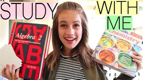 Study With Me Study Routine 2018 Youtube