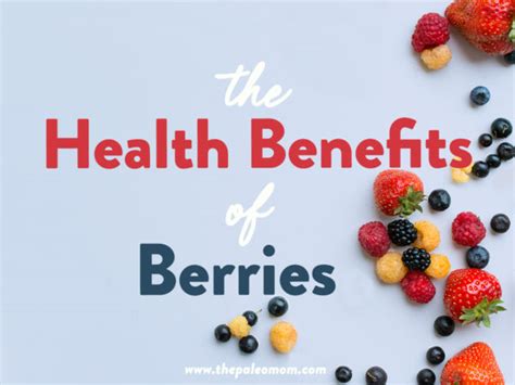 The Health Benefits Of Berries The Paleo Mom