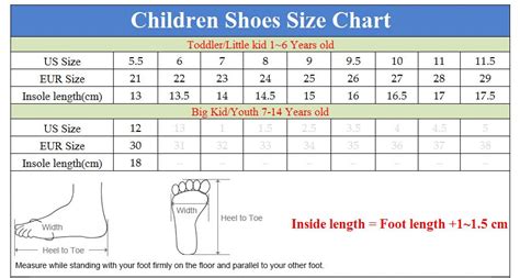 Chinese Shoe Size Conversion Vlr Eng Br