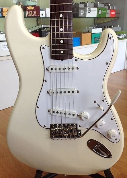 Fender Jv Stratocaster Mij 1983 White Wohsc Personalized Reverb