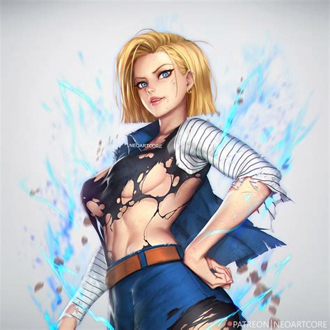 Android18 By Neoartcore On Deviantart Android 18 Dragon Ball Art
