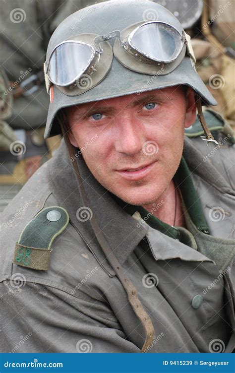 German Soldier Of Ww2 Stock Image Image Of Infantry Enaction 9415239