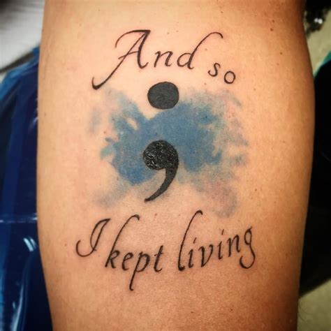 60 Encouraging Semicolon Tattoo Ideas Using Body Art To Give Hope