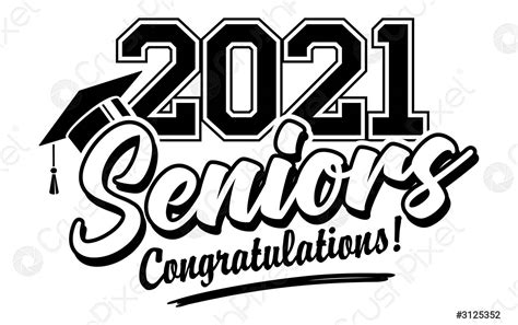 Senior Class Congratulation Graduates Stock Vector 3125352 Crushpixel