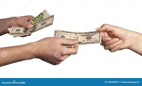 Hand Giving Money