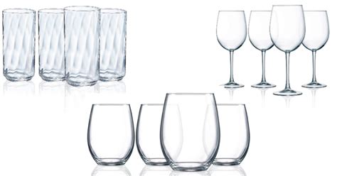 Luminarc 4 Piece Glassware Sets Only 3 99 Reg 25 Daily Deals And Coupons