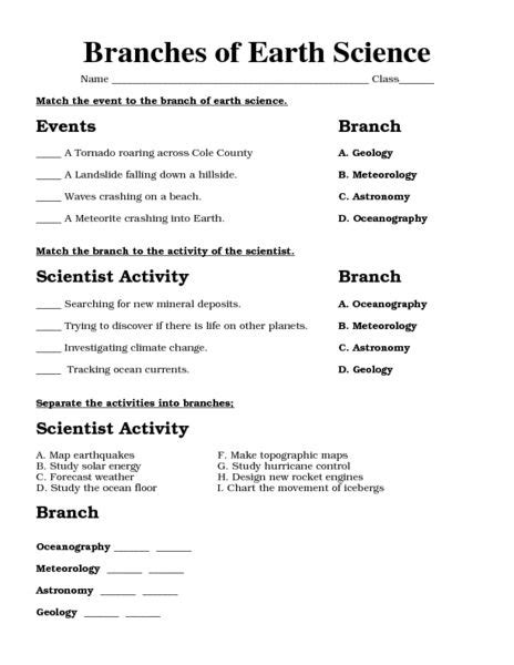 Free Printable 6th Grade Science Worksheets For Grade 6 Thekidsworksheet