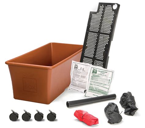 Earthbox 1010011 Terra Cotta Garden Kit Self Watering Planter Earthbox