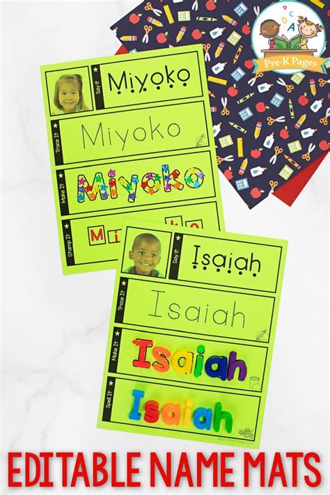 Pre K Name Bundle Pre K Pages In 2022 Name Activities Preschool