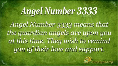 Angel Number 3333 Meaning The Astonishing Truth Sunsignsorg