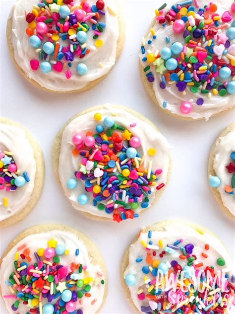 The Most Awesome Ever Sugar Cookies Awesome With Sprinkles