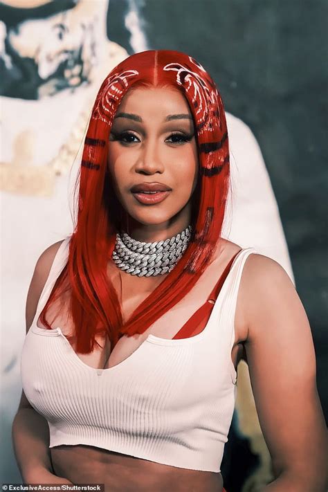 Cardi B During Video Shoot For Kay Flocks Hit Shake It In The Bronx New York