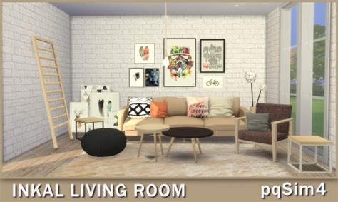 Pqsims4 Inkal Livingroom • Sims 4 Downloads