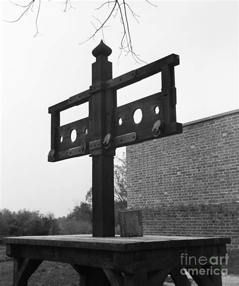 Pillory In Colonial Williamsburg Photograph By H Armstrong Roberts Classicstock Fine Art America