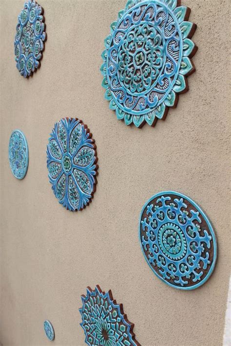 Mandala Wall Art Made From Ceramic Set Of 8 Different By Gvega