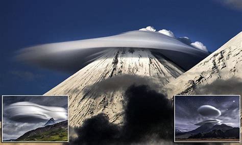 Bizarre Cloud Formations Seen Above Russian Mountains Resemble Ufos