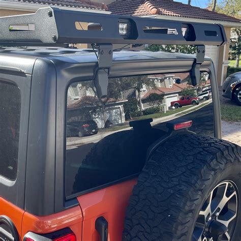 Rough Country Roof Rack System For 18 20 Jeep Wrangler Jl Quadratec