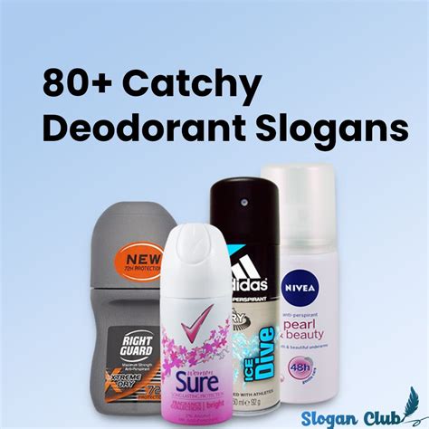 80+ Catchy Deodorant Slogans