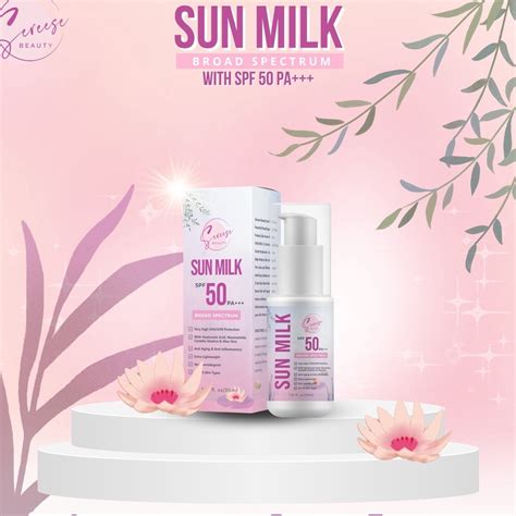 Sereese Beauty Sun Milk Spf50 Pa Shopee Philippines