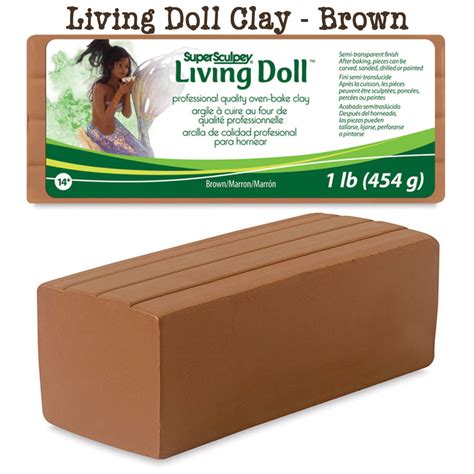 Living Doll Polymer Clay Brown
