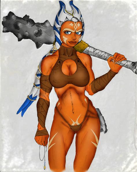Cavewoman Ahsoka By Oddrich Hentai Foundry