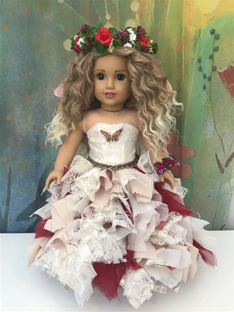 American Girl Doll Custom Ooak Magical Rainbow Woodland Fairy Etsy