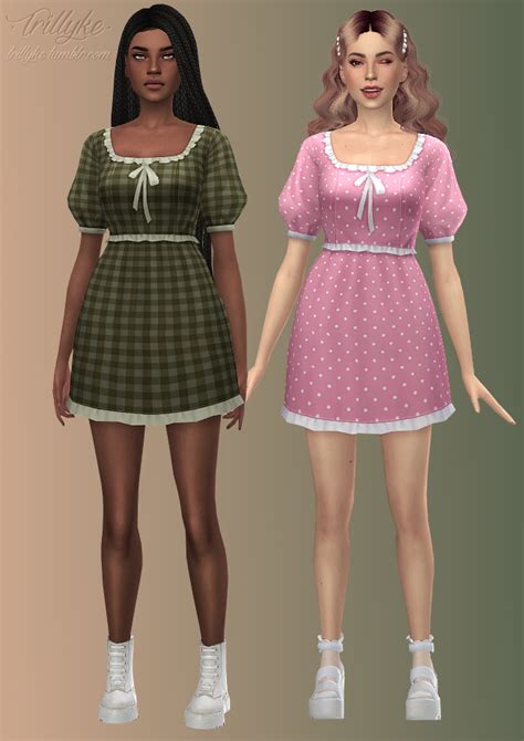 Sims 4 Cc Finds — Trillyke Summer Breeze Dress A Lovely Summer