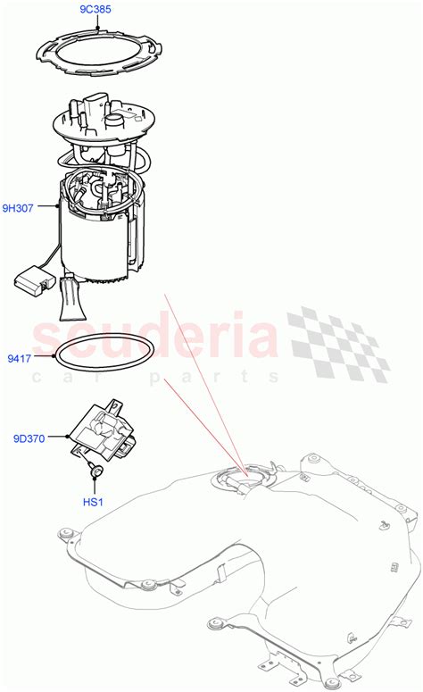 Fuel Pump And Sender Unit Nitra Plant Build 2 0L AJ200P Hi PHEV V