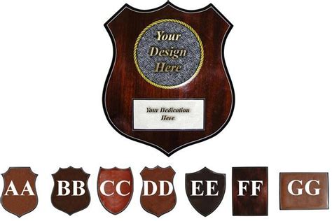 military presentation plaque custom design