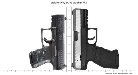 Walther PPQ SC Vs Walther PPX Size Comparison Handgun Hero