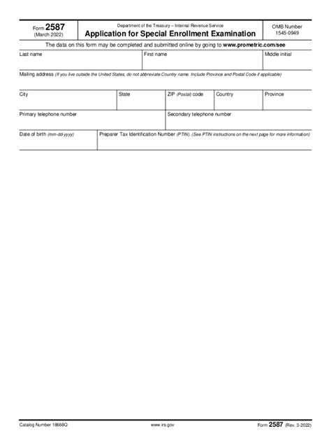 Form 2587 Fill Out And Sign Online Dochub