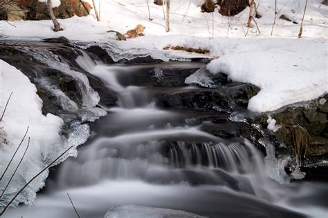 Free Download Hd Wallpaper Cascade Cold Creek Environment Fall