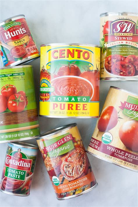 A Visual Guide To The 7 Major Types Of Canned Tomatoes The Kitchn