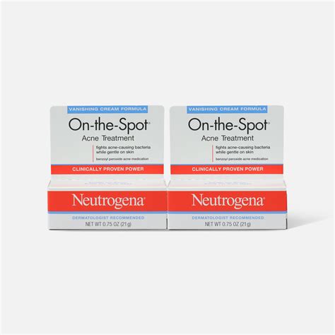 Neutrogena On The Spot Acne Treatment 75 Oz 2 Pack