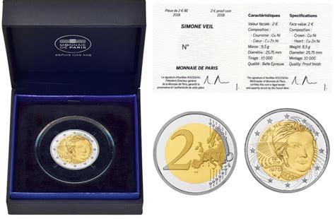 France Euro Simone Veil Proof Special Euro Coins Eurocoinhouse
