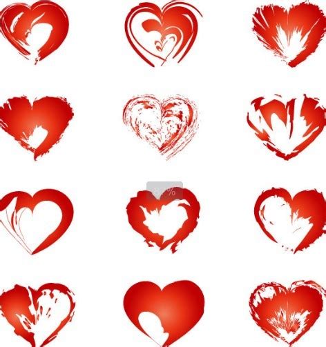 Free Hand Drawn Red Heart Vector Titanui
